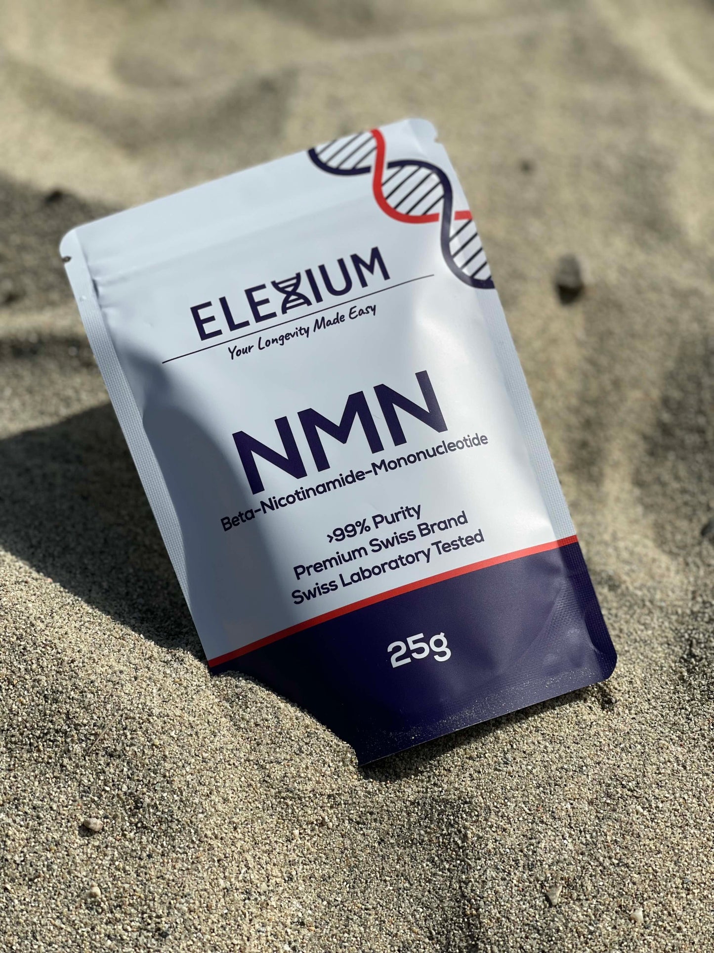 Uthever® NMN Pulver 2 x 25g | Nicotinamid Mononukleotid mit >99 % Reinheit – Laborgeprüft – Swiss Quality