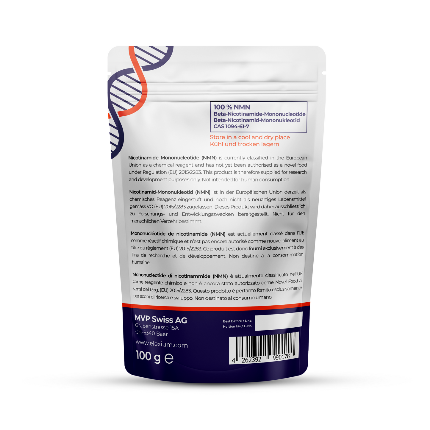 NMN - Beta-Nicotinamide Mononucleotide