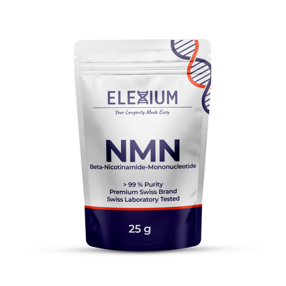 Uthever® NMN Pulver 2 x 25g | Nicotinamid Mononukleotid mit >99 % Reinheit – Laborgeprüft – Swiss Quality